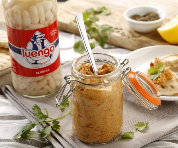 pate de alubias y tomates secos