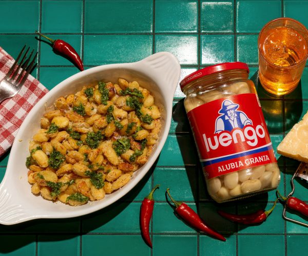 Alubias crispy con chimichurri