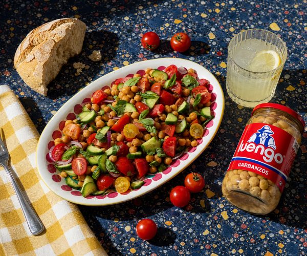 Ensalada de garbanzos marinados