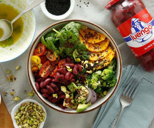 Legumbres Luengo, Alubias rojas, Buddha bowl fácil, equilibrado y creativo