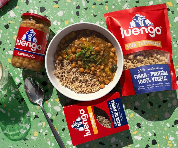 Gumbo vegetariano con garbanzos