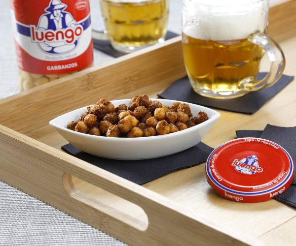 snack saludable garbanzos especiados